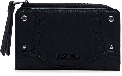 Kuletë për femra Desigual Embro Patch Emma Black, e zezë