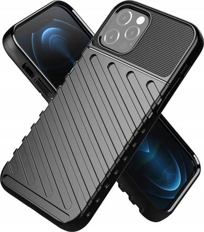 Mbrojtëse telefoni Armored Thunder për Samsung Galaxy S23 FE, TPU i butë, që s’e ha kollaj goditja, e zezë