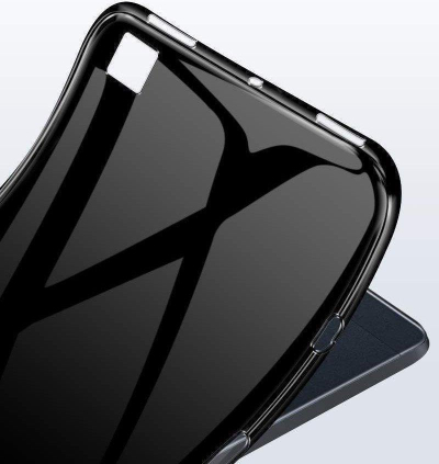 Mbulesë tablet Hurtel Slim Case për Samsung Galaxy Tab S8, kornizë gome, profil i hollë, e zezë