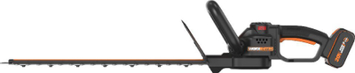 Ножици за жива ограда Worx WG263E, без кабел 20V, сечило 57 cm, портокалова