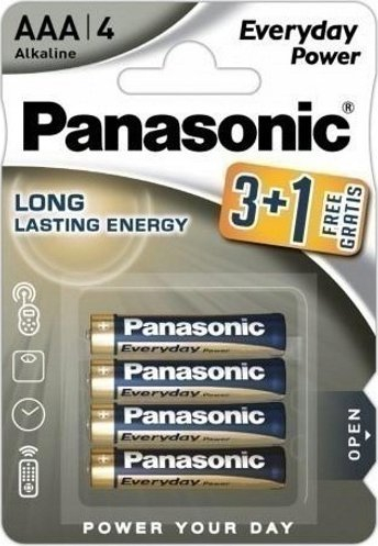 Bateri Panasonic Everyday Power LR03EPS/10BW, AAA, 10 copë