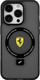 Mbrojtëse telefoni Ferrari Hardcase Ring Stand, për iPhone 15 6.1", MagSafe, e zezë