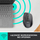 Mouse pa tela Logitech M705 Marathon, USB, ergonomik, gri