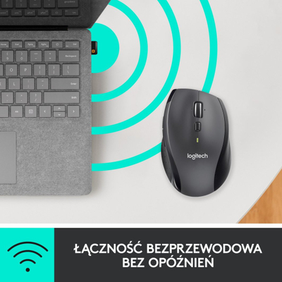 Mouse pa tela Logitech M705 Marathon, USB, ergonomik, gri