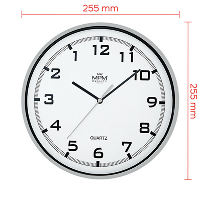 Orë muri Prim MPM Quality E01.2478.70.A, e bardhë