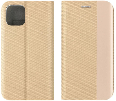 Kapak libër OEM Sensitive për Xiaomi Redmi 15C, me magnet, ngjyrë gold