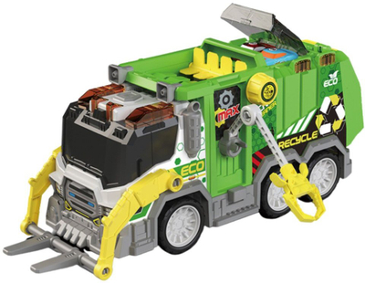 Lodër kamion plehrash City Garbage Truck, me drita edhe zhurma, plastikë, shumëngjyrëshe