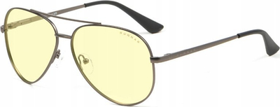 Syze kompjutri Gunnar Optiks Maverick, xhama amber, skelet metalik gri