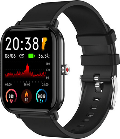 Orë e mençur Wotchi Smartwatch W9PRO, e zezë