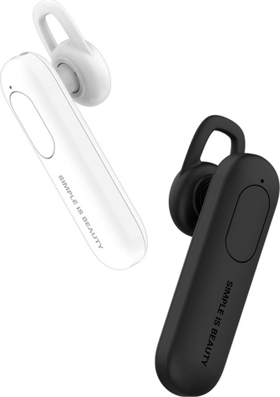 Kufje Bluetooth XO BE4, me një vesh, Bluetooth 4.2, e bardhë