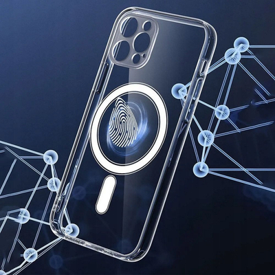 Mbrojtëse telefoni Clear Mag Cover për Samsung A36, kompatibile MagSafe, transparente