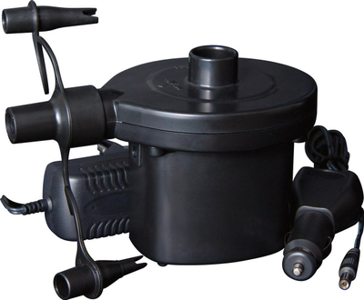 Електрична преносна пумпа за воздух, 12V, 230V, црна
