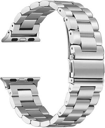 Rrip për orë të mençur 4wrist 42/44/45/49mm, i argjendë