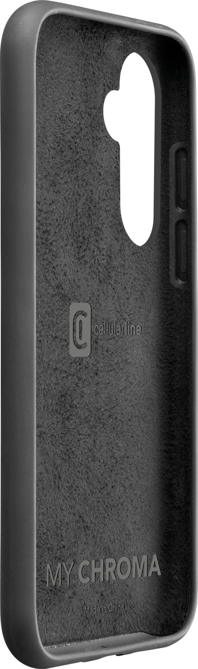 Maskë mbrojtëse Cellularline Chroma për Samsung Galaxy A16 A16 5G, TPU, mat, e zezë