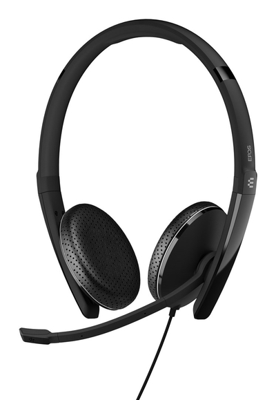 Kufje EPOS ADAPT 165T, USB C, me kabllo, të zeza