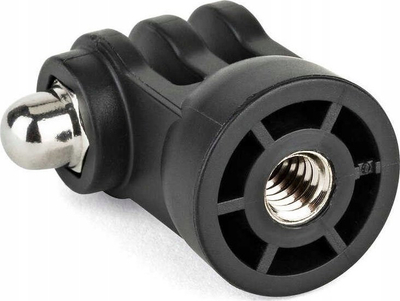 Adapter për kamera aksioni Joby Pin Joint Mount, me vidë 1/4", i zi