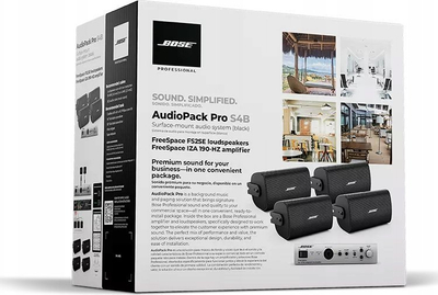 Sistem audio profesionist Bose AudioPack Pro S4B, FreeSpace IZA 190 HZ, 4 bokse FS2SE, i zi