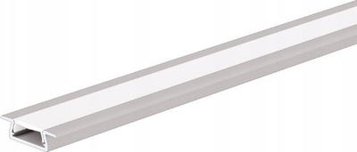 Profil LED Micro-nk, alumini 2m, anodizuar, kapak milky i bardhë