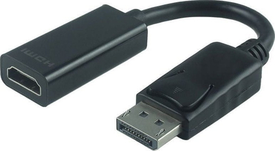 Adapter DisplayPort në HDMI PremiumCord, 4K 30Hz, 20cm, i zi