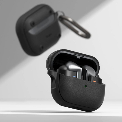 Mbrojtëse karikese Ringke Onyx Magnetic, për Samsung Galaxy Buds 3 3 Pro, MagSafe, e zezë