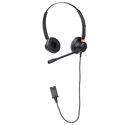 Kufje me kabllo TELLUR Voice 520N, stereo, mikrofon me anulim zhurme, të zeza