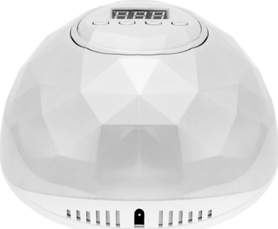 Lampë për thonj Activeshop UV LED Shiny, 86W, me ekran elektronik, e bardhë pearl