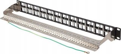 Patch panel Lanberg 48 porta, 1U 19", FTP, i zi