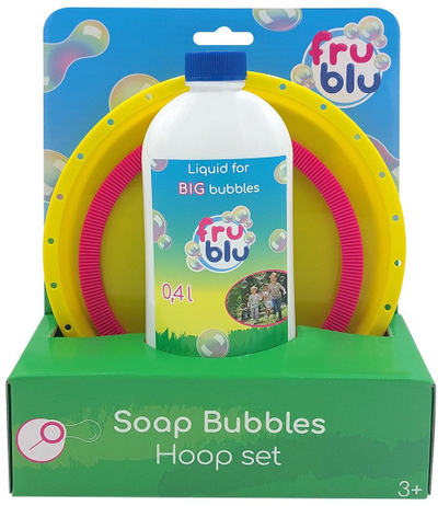 Set flluska sapuni TM Fru Blu Hoop, 0.4L, me lëng, shumëngjyrësh