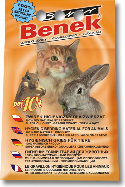 Песок за мачки Super Benek Universal Natural, 10L