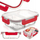 Enë pjekje ORION Divided Baking Dish, 21x16x7 cm, xham borosilikat me kapak