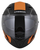 Helmetë moto CASSIDA Orbit Multivers 2026, integrale, black matte portokalli gri bardhë