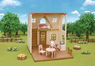 Set lojrash Epoch Sylvanian Families Shpi Dy-Katshe 5567, me mobilje, me figurë, shumëngjyrësh