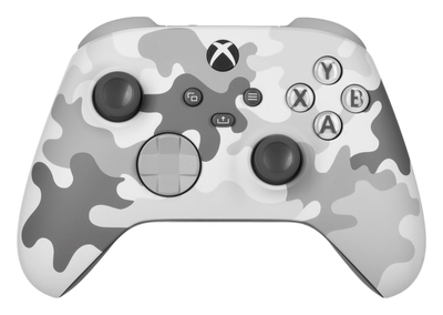 Gamepad Microsoft Xbox Wireless Controller Arctic Camo Special Edition, pa tela, gri