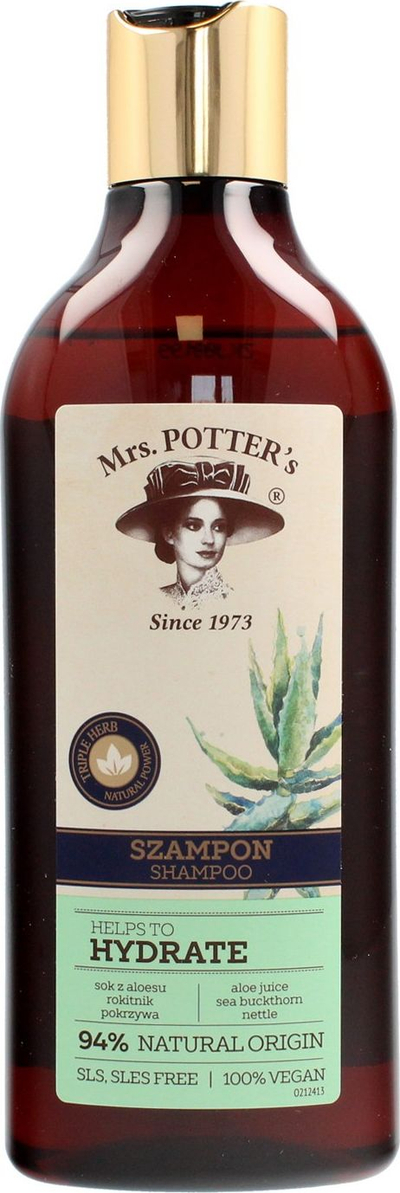 Shampon për flokë Forte Sweeden Mrs Potters Triple Herb Hydrate, 390 ml