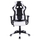 Karrige gaming 66.5×70–122–129 cm (HM1072.04), zezë/ bardhë