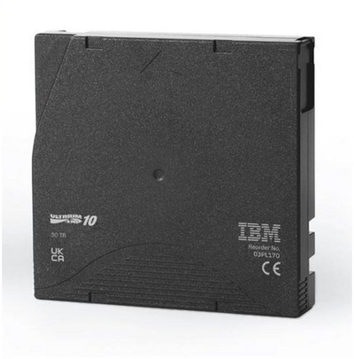 Kasetë ruajtjeje IBM LTO Ultrium 10, 30TB, 75TB compressed, e zezë