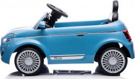 Veture elektrike për fëmijë Milly Mally Fiat 500e, 1 vend, deri 30 kg, e kaltër