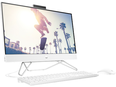 Kompjuter All-in-one HP 24-cb1370nh, 23.8", Intel Core i3-1215U, 8GB RAM, 256GB SSD + tastierë & maus