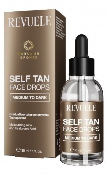 Serum vetë nxirës Revuele Paradise Bronze, Medium to Dark, 30ml