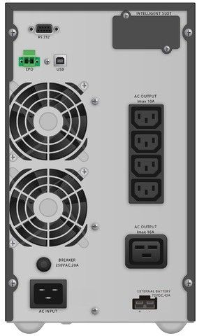 UPS PowerWalker VFI 3000 TGB, 3000VA, онлајн, црн