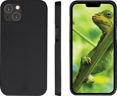 Këndë iPhone Dbramante1928 Lynge, për iPhone 14 Plus, lëkurë, portofol, i zi