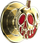 Mbajtëse telefoni PopSockets Disney PopGrip MagSafe Enamel Poison Apple, magnetike, e bardhë e gjelbër
