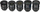 Set objektivash kino Sirui Jupiter Macro, 5 lente 24-100mm T2, montim PL, i zi