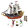 Сет играчки пирати Pirates 505219 Pirate Ship, пиратски брод со фигури, елементи што светат во темнина, повеќебоен