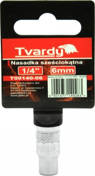 Kapak dize TVARDY 1/4", 6 mm, metalik