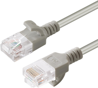 Kabllo rrjeti Microconnect V-UTP6015-SLIM, CAT6, i hollë, snagless, gri