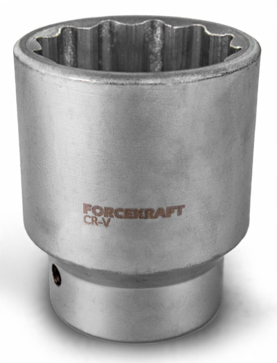 Kokë çelësi Strong Socket 46mm, 1", 12-këndor, krom-vanadium