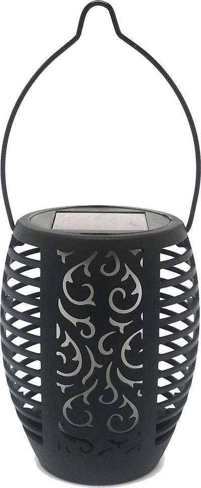 Lampë solare varëse Volteno VOLTENO HANGING TORCH, dritë e ngrohtë 1700K, IP44, e zezë