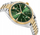 Orë burrash Emporio Armani kronograf, çelik inox dyngjyrësh, 43mm, ar me argjend