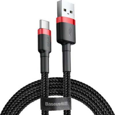 Kabllo Baseus USB-A - USB-C (CATKLF-A91), 0.5 m, e zezë